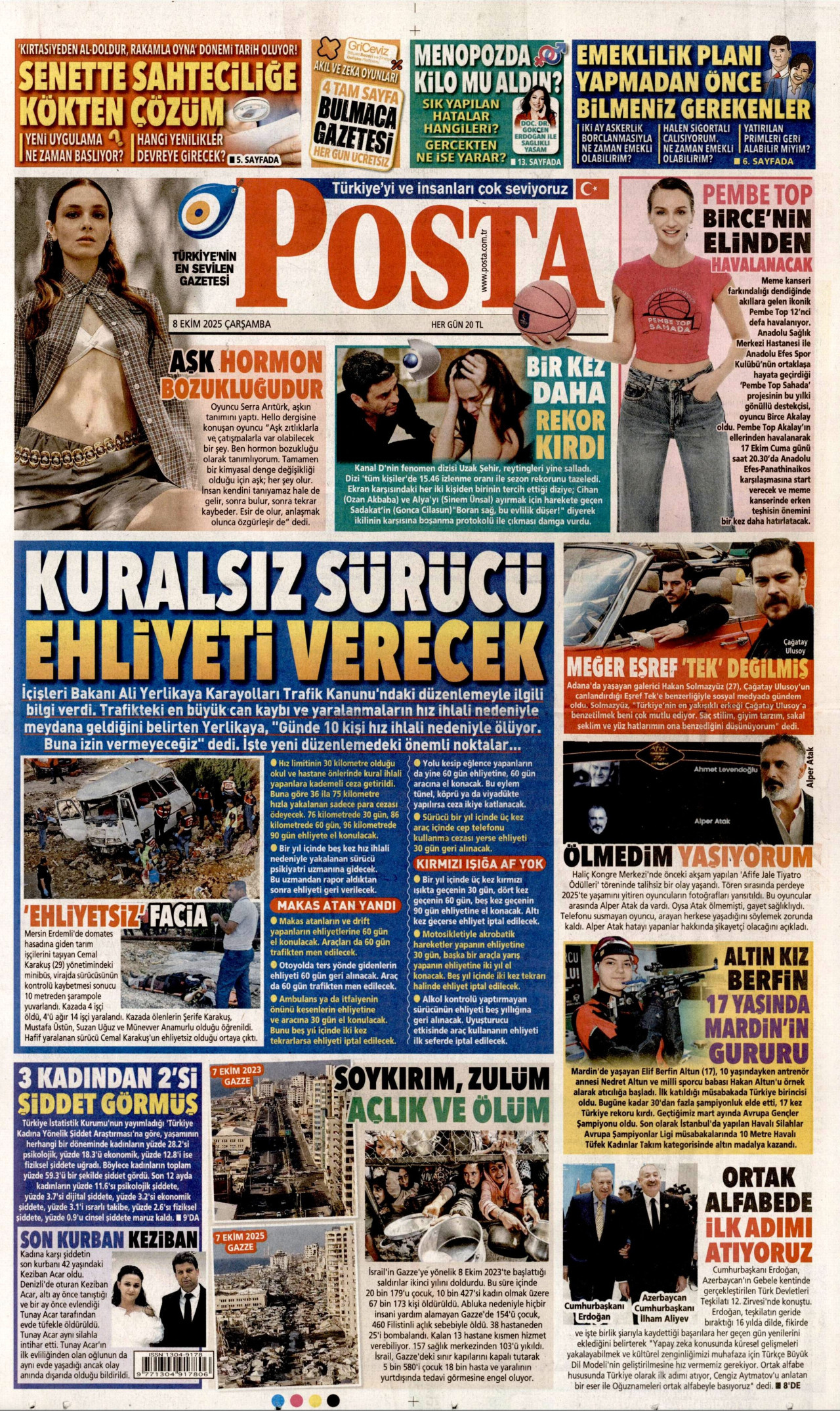 Gazeteler manşetine hangi haberleri taşıdı? İşte 8 Ekim Çarşamba gazete manşetleri 22 Gazeteler manşetine hangi haberleri taşıdı? İşte 8 Ekim Çarşamba gazete manşetleri