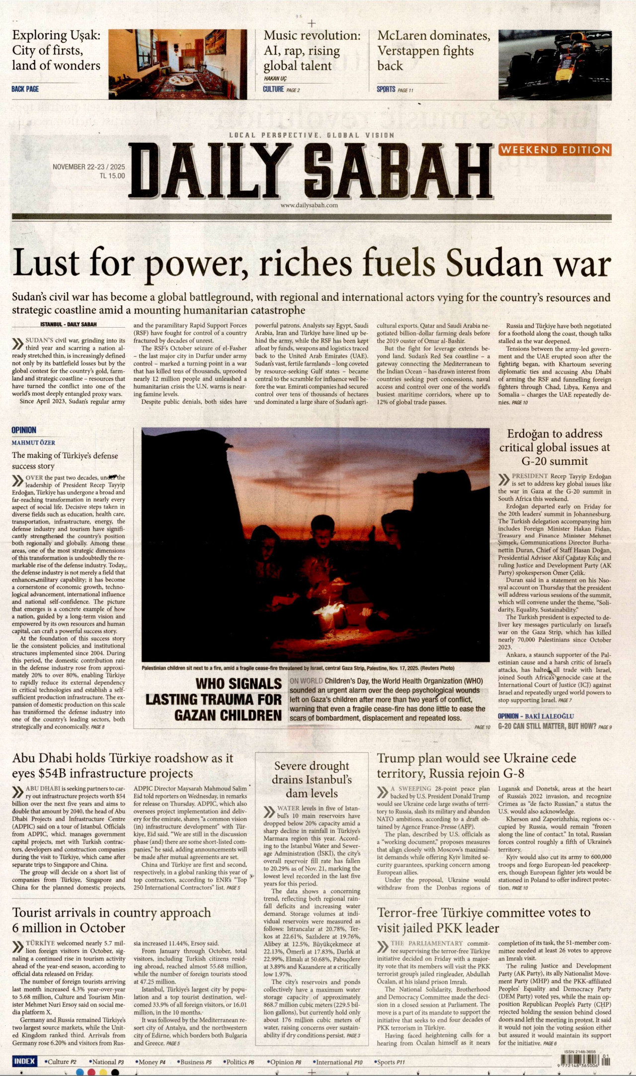 Gazeteler manşetine hangi haberleri taşıdı? İşte 22 Kasım Cumartesi gazete manşetleri