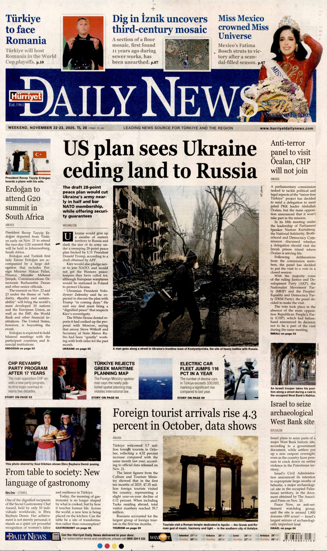 Gazeteler manşetine hangi haberleri taşıdı? İşte 22 Kasım Cumartesi gazete manşetleri