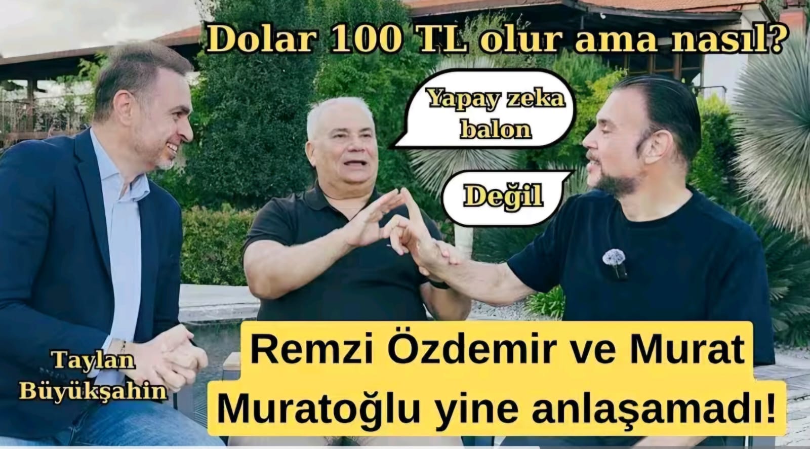 Paramedya Yazarı Remzi Özdemir ve Ekonomist Murat Muratoğlu, TC Lira