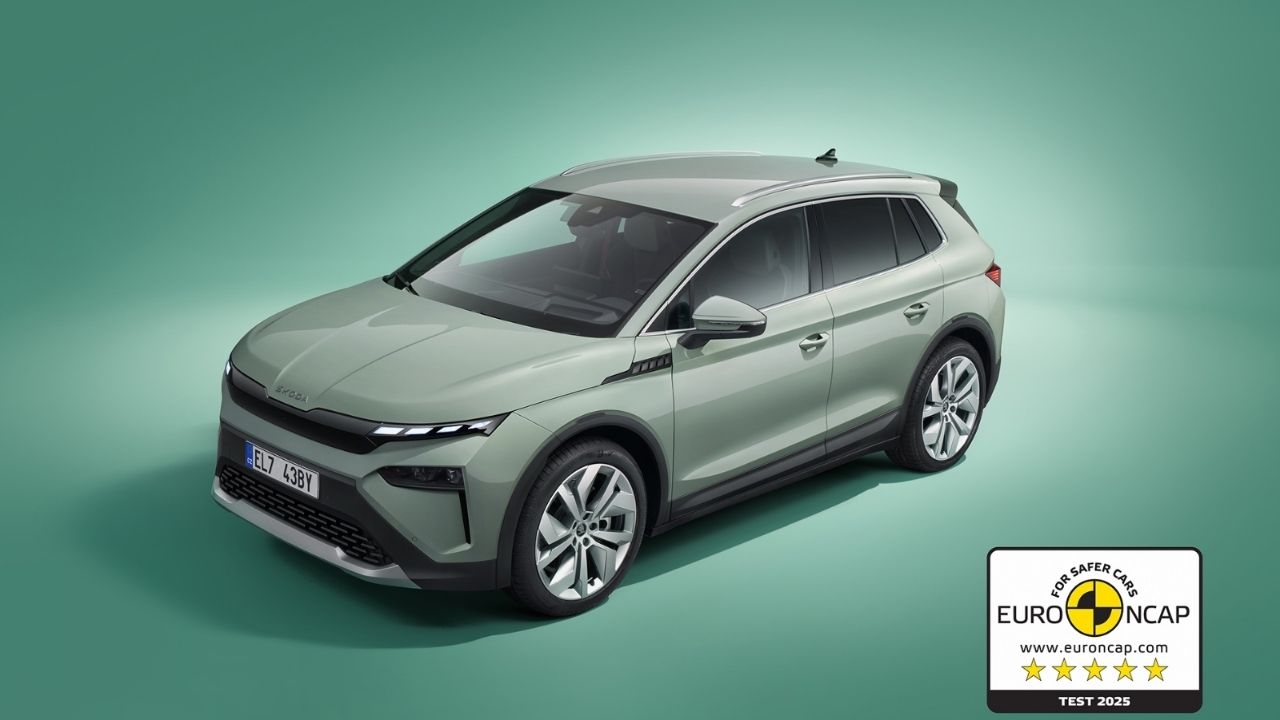 Škoda Elroq, Avrupa’nın çarpışma güvenliği referansı Euro NCAP testlerinden 5