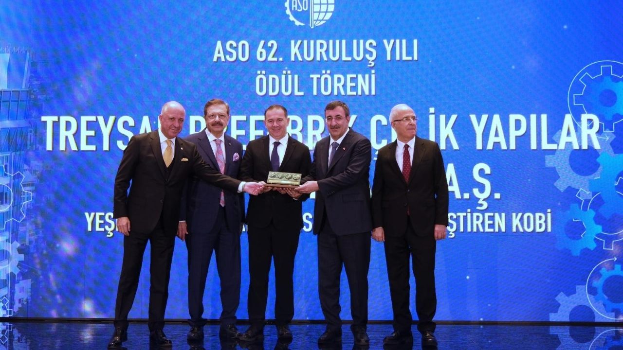 IC Holding grup şirketlerinden Treysan, Ankara Sanayi Odası’nın (ASO) 62.