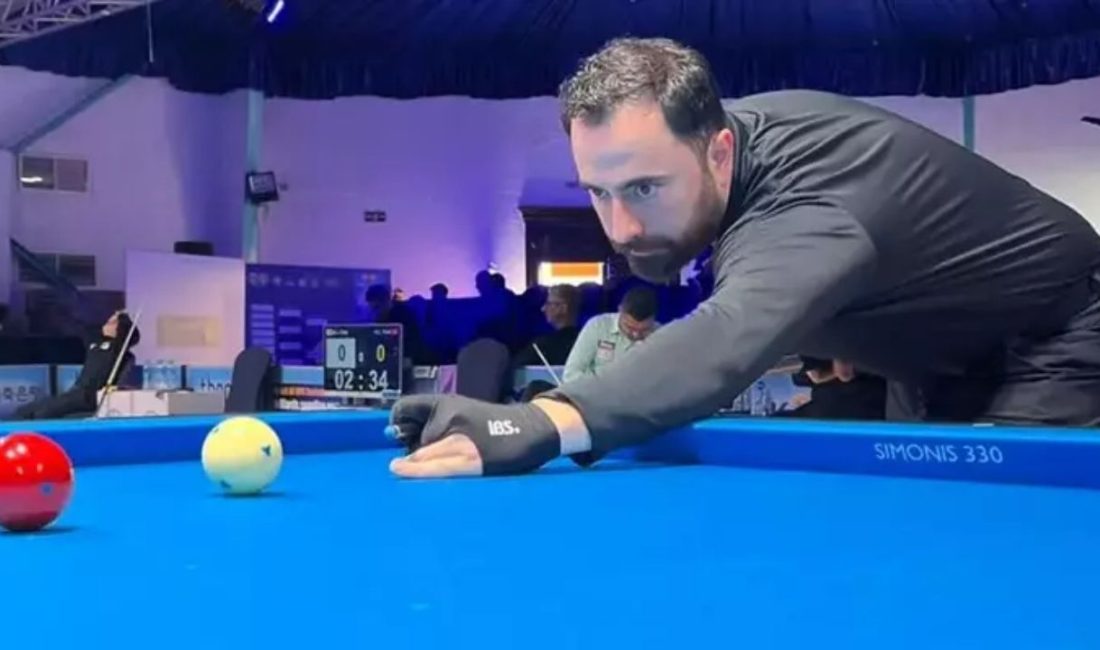 Milli bilardocu Berkay Karakurt, 3 Bant Dünya Kupası’nın Mısır etabında