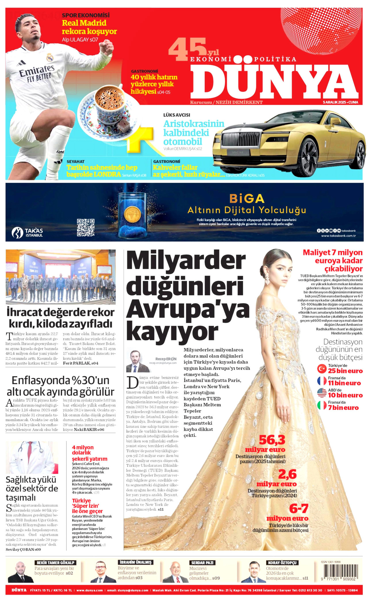 Gazeteler manşetine hangi haberleri taşıdı? İşte 5 Aralık Cuma gazete manşetleri 23 Gazeteler manşetine hangi haberleri taşıdı? İşte 5 Aralık Cuma gazete manşetleri