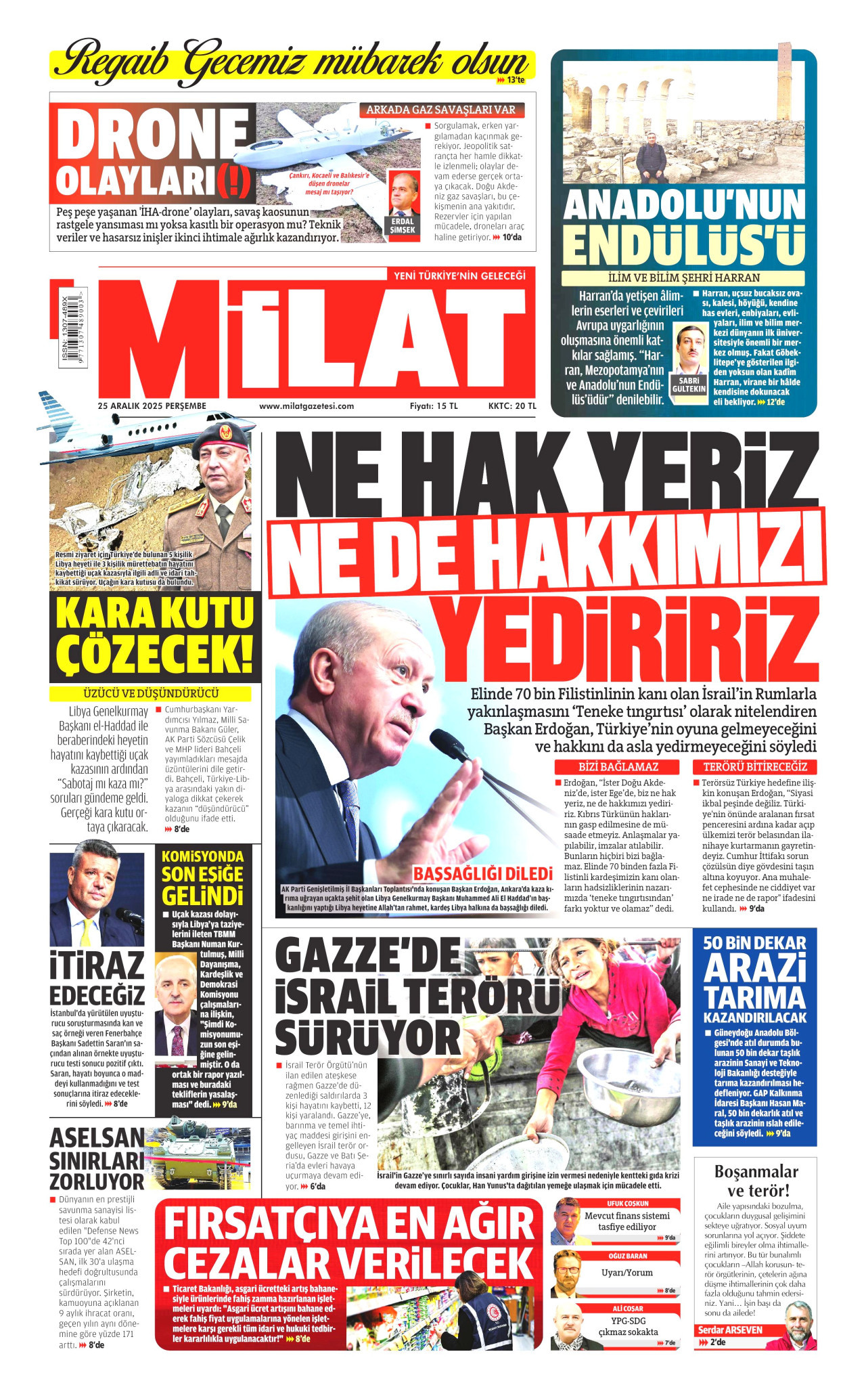 Gazeteler manşetine hangi haberleri taşıdı? İşte 25 Aralık Perşembe gazete manşetleri 24 Gazeteler manşetine hangi haberleri taşıdı? İşte 25 Aralık Perşembe gazete manşetleri
