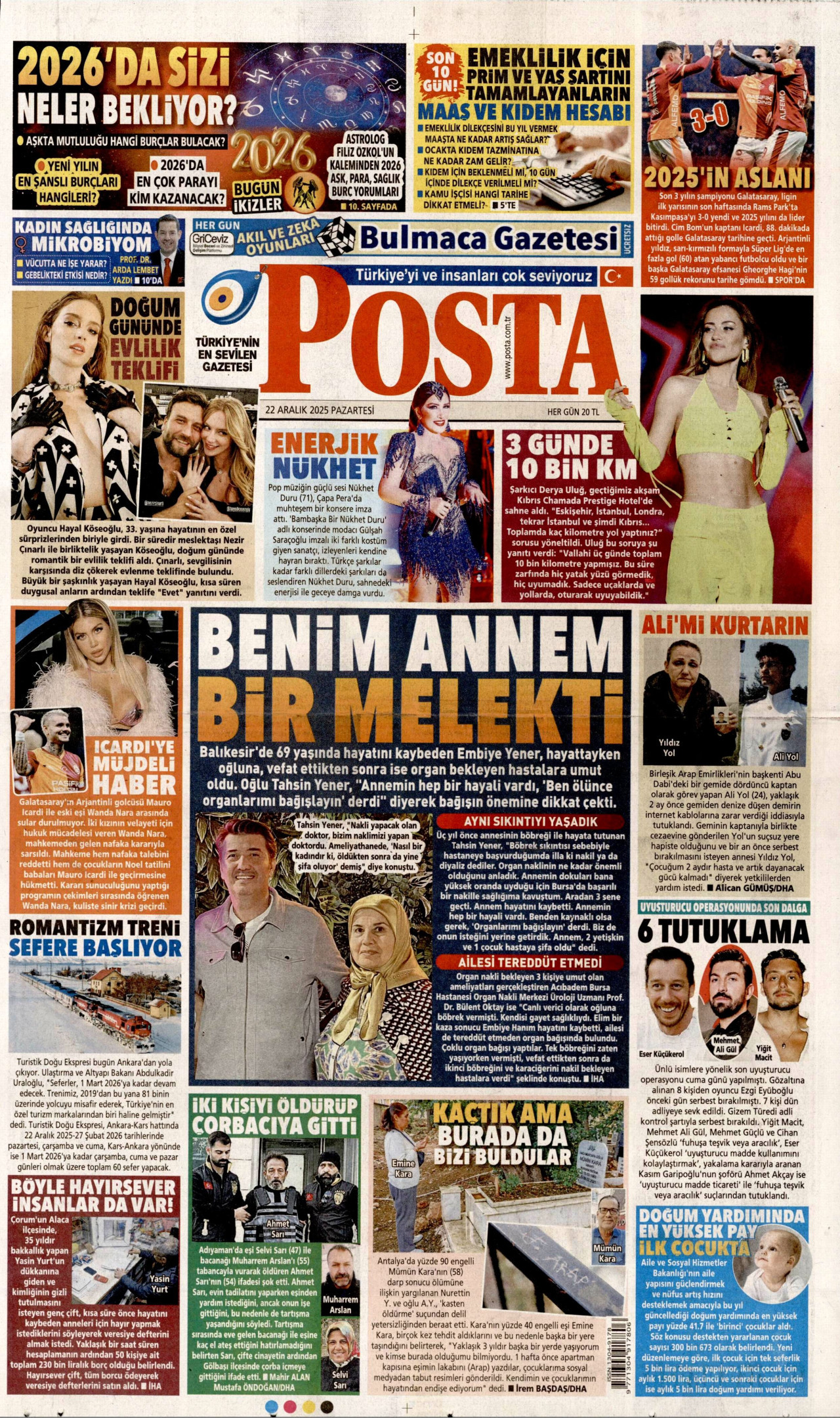 Gazeteler manşetine hangi haberleri taşıdı? İşte 22 Aralık Pazartesi gazete manşetleri 22 Gazeteler manşetine hangi haberleri taşıdı? İşte 22 Aralık Pazartesi gazete manşetleri