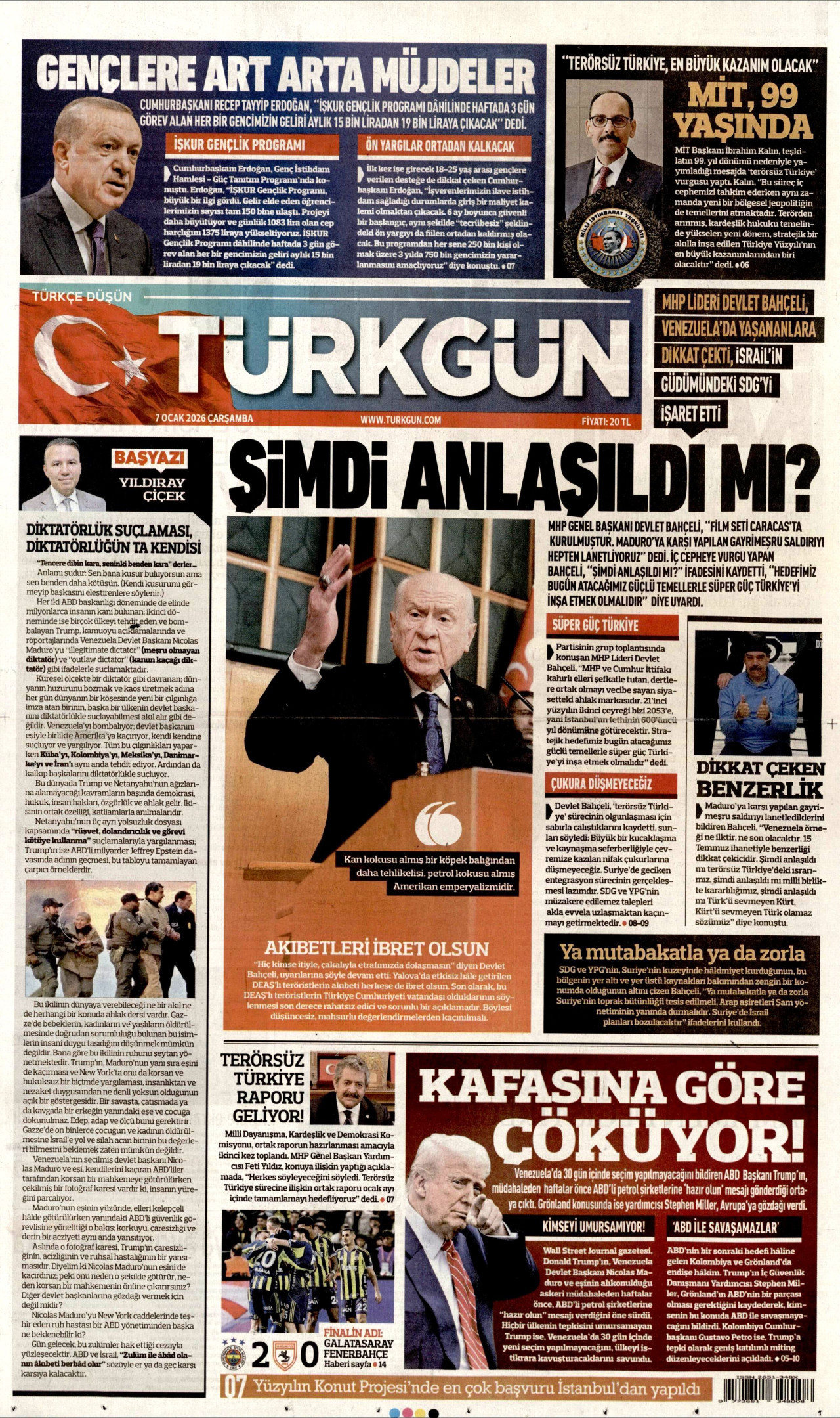 Gazeteler manşetine hangi haberleri taşıdı? İşte 7 Ocak Çarşamba gazete manşetleri 6 Gazeteler manşetine hangi haberleri taşıdı? İşte 7 Ocak Çarşamba gazete manşetleri