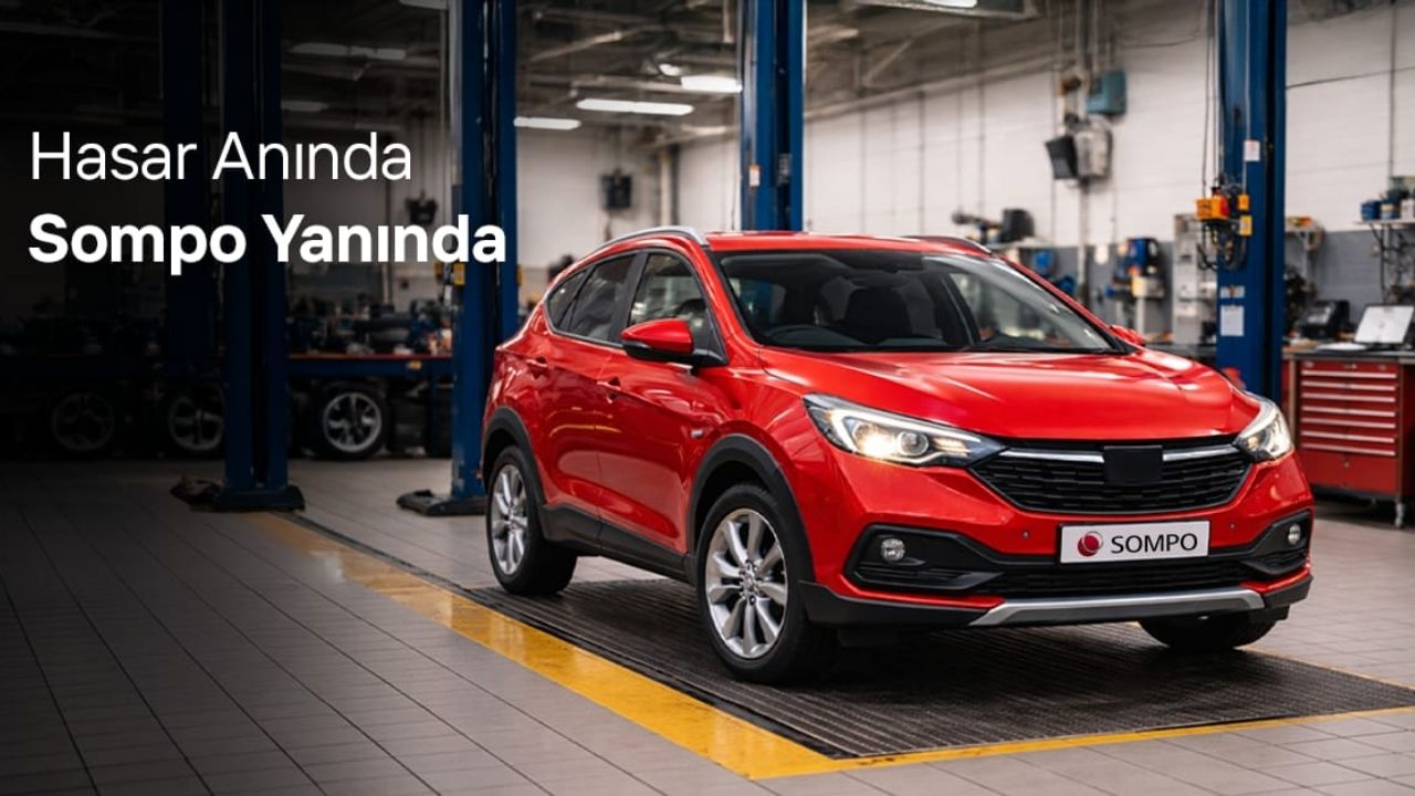 Sompo Sigorta, 2025 yılında dijital hasar yönetimi, yaygın servis ağı