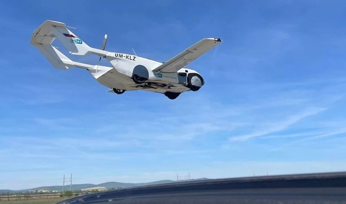 Japonya merkezli SkyDrive tarafından geliştirilen SD-05 model uçan araba, başkent