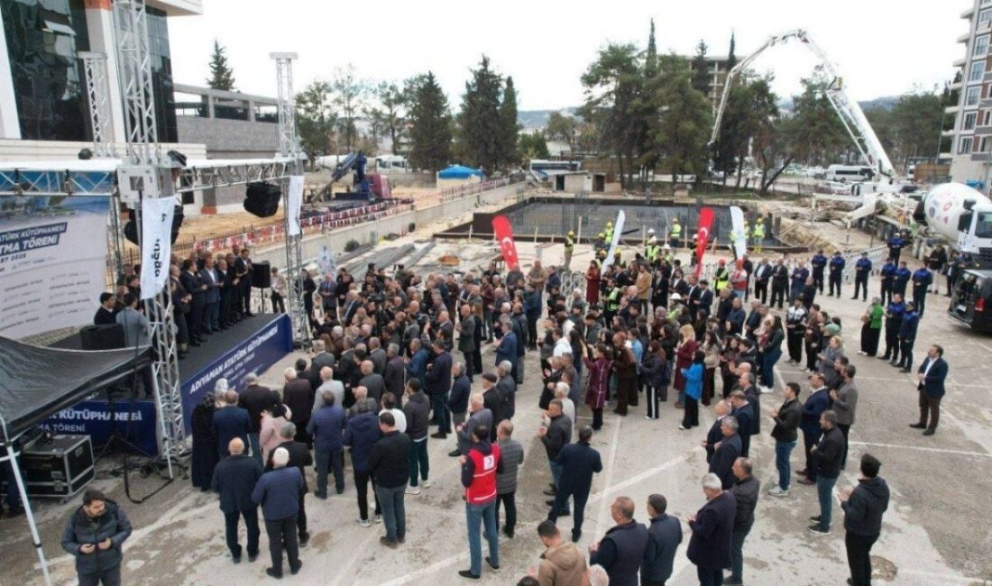 Adıyaman’da Koç Grubu desteğiyle Atatürk Kütüphanesi’nin inşaatına başlandı. Yeni Belediye