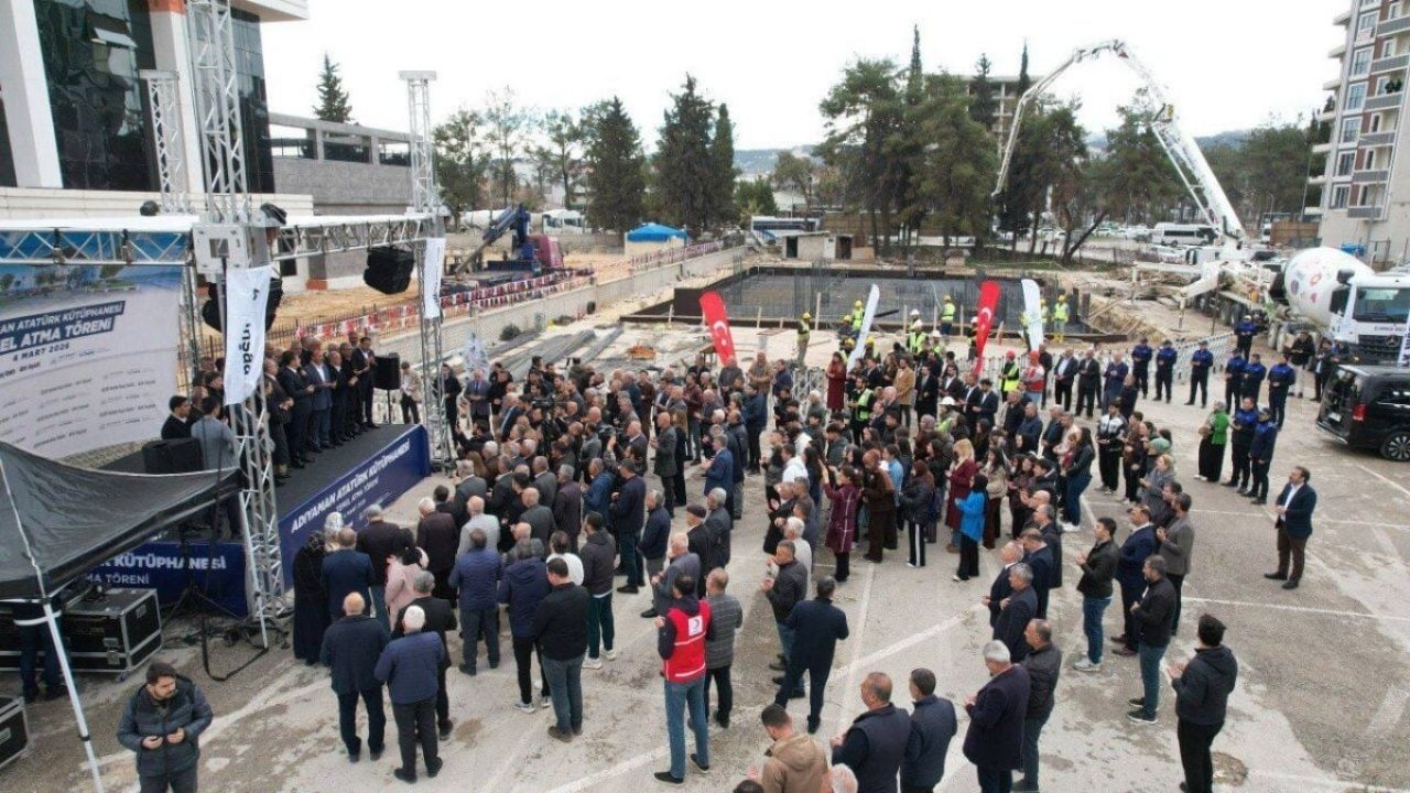 Adıyaman’da Koç Grubu desteğiyle Atatürk Kütüphanesi’nin inşaatına başlandı. Yeni Belediye