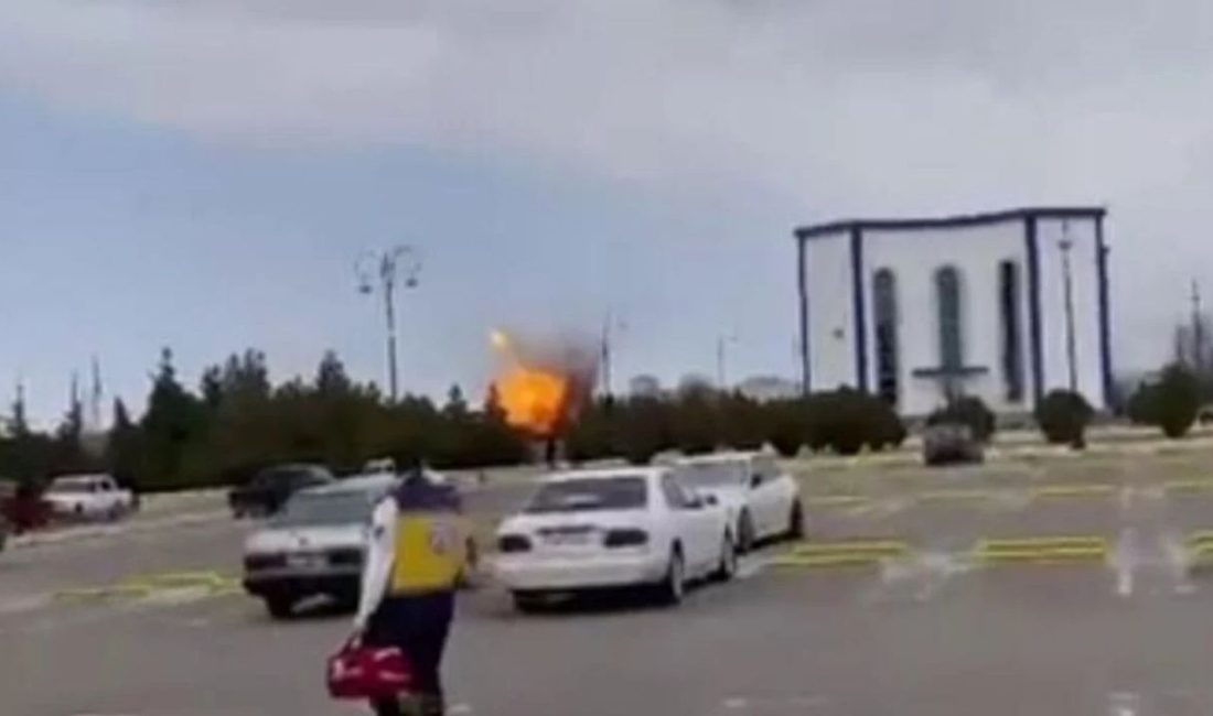 İran’dan ateşlenen füze ve kamikaze İHA’lar Nahçıvan Havalimanı yakınlarına düştü,