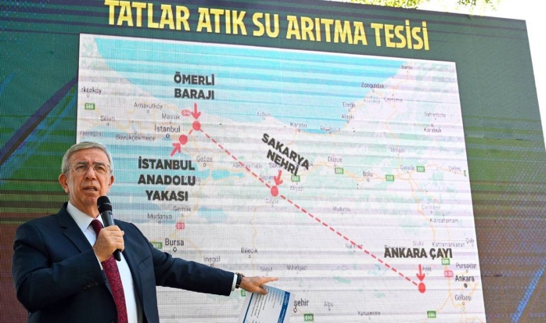 Ankara Büyükşehir Belediye Başkanı Mansur Yavaş’ın Karadeniz’den su getirilmesine yönelik