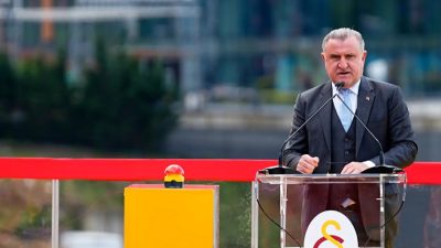 Galatasaray’ın Aslantepe projesinin temel atma töreninde Gençlik ve Spor Bakanı