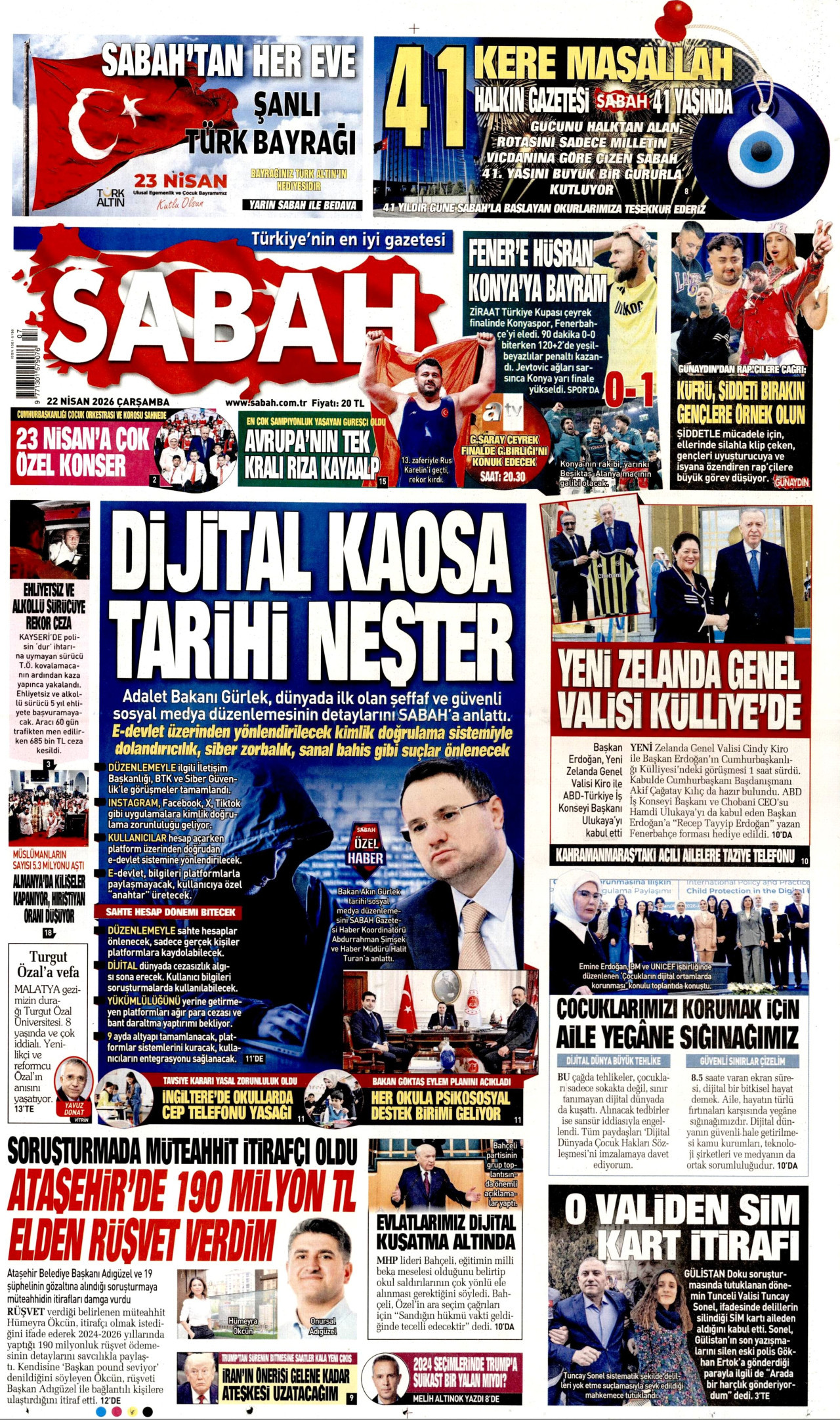 Gazeteler manşetine hangi haberleri taşıdı? İşte 22 Nisan Çarşamba gazete manşetleri