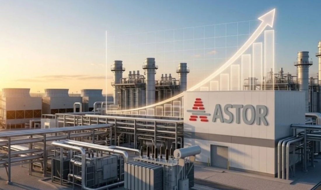 Astor Enerji, 2026 yılının ilk çeyreğinde net kârını yüzde 52,5
