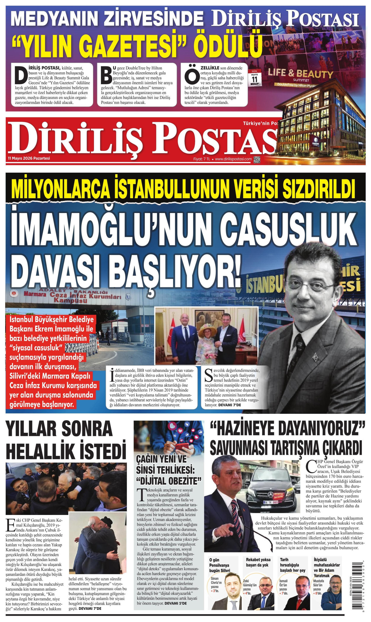Gazeteler manşetine hangi haberleri taşıdı? İşte 11 Mayıs Pazartesi gazete manşetleri