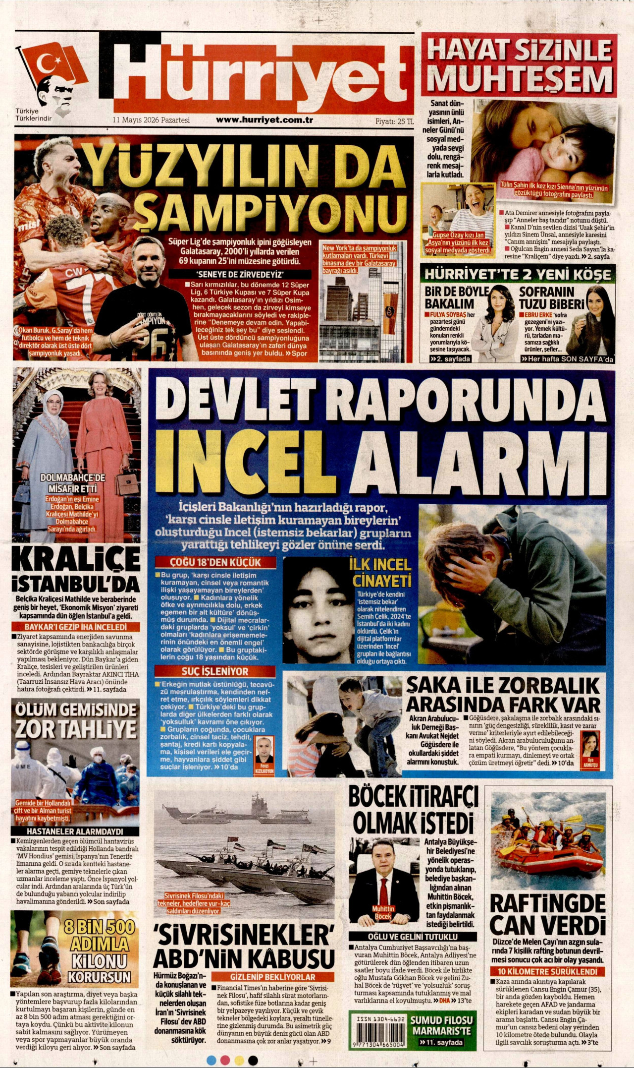 Gazeteler manşetine hangi haberleri taşıdı? İşte 11 Mayıs Pazartesi gazete manşetleri