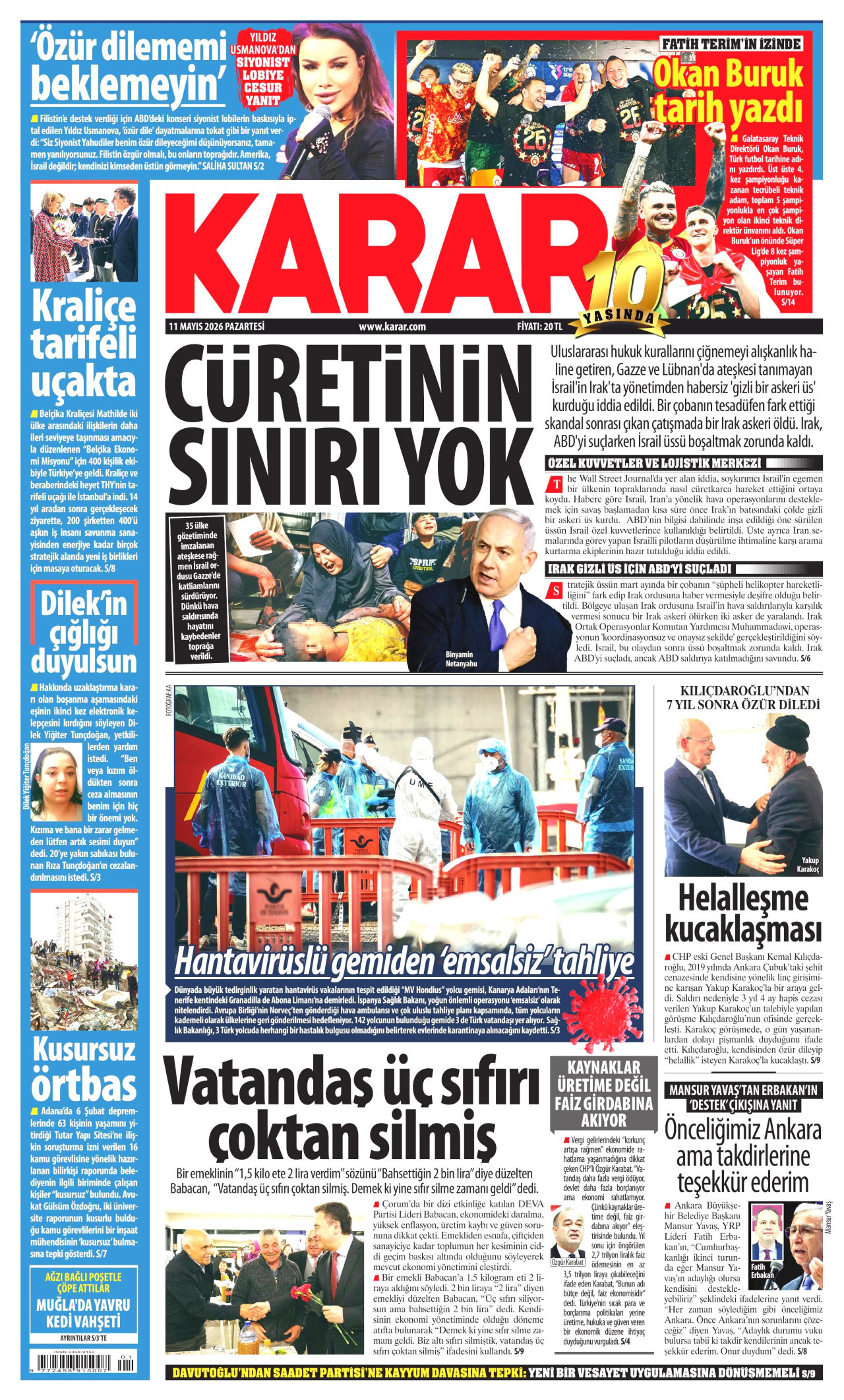 Gazeteler manşetine hangi haberleri taşıdı? İşte 11 Mayıs Pazartesi gazete manşetleri