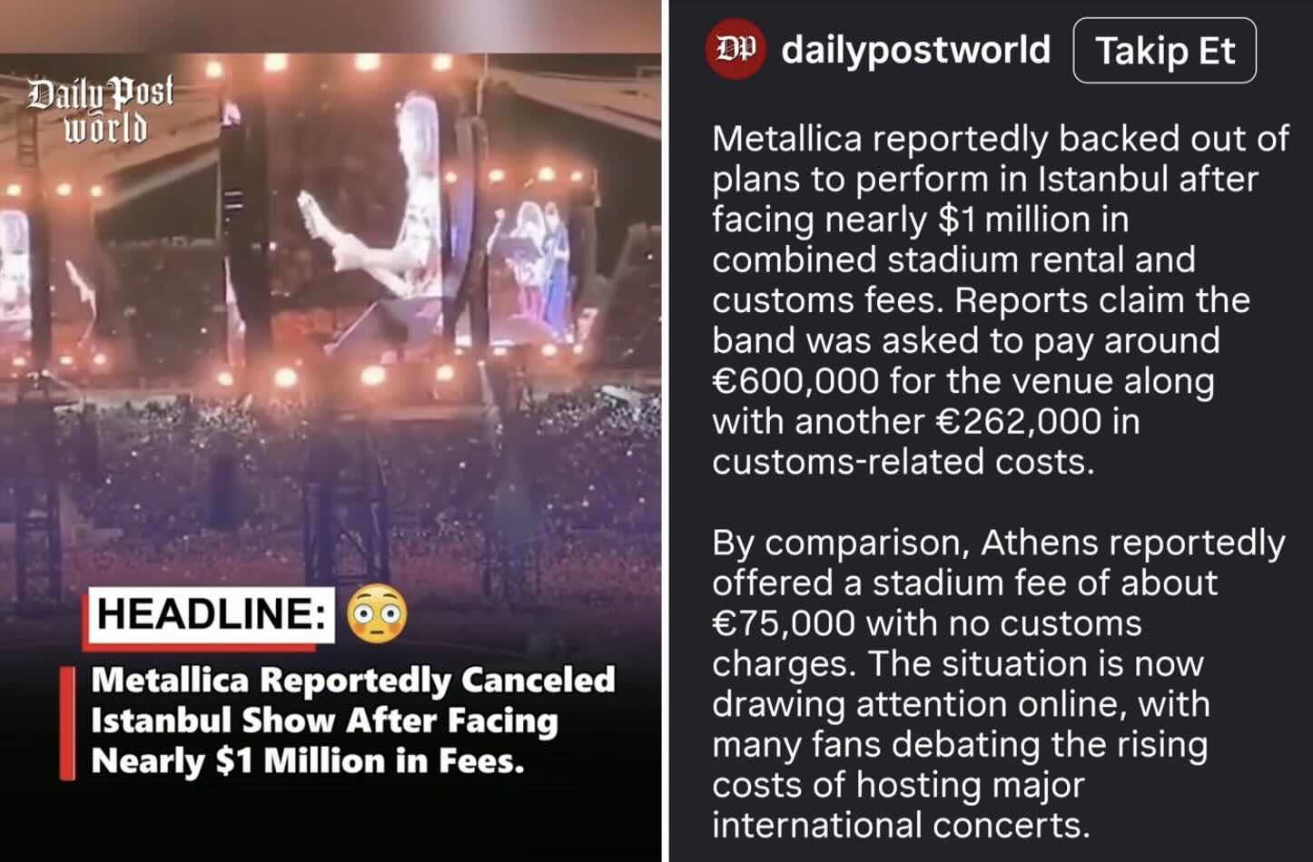 Metallica’yı Yunanistan’a kaptırdık, Scorpions’a sahip çıkalım