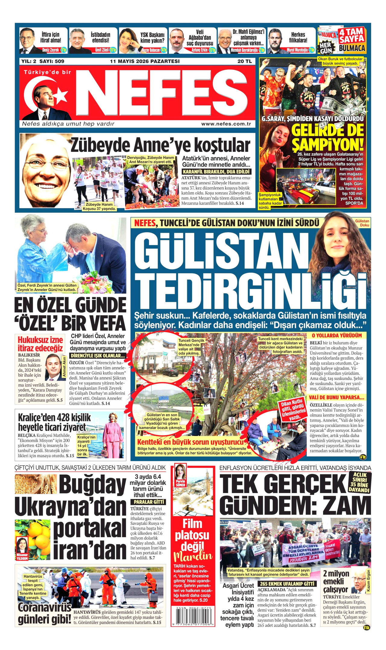 Gazeteler manşetine hangi haberleri taşıdı? İşte 11 Mayıs Pazartesi gazete manşetleri