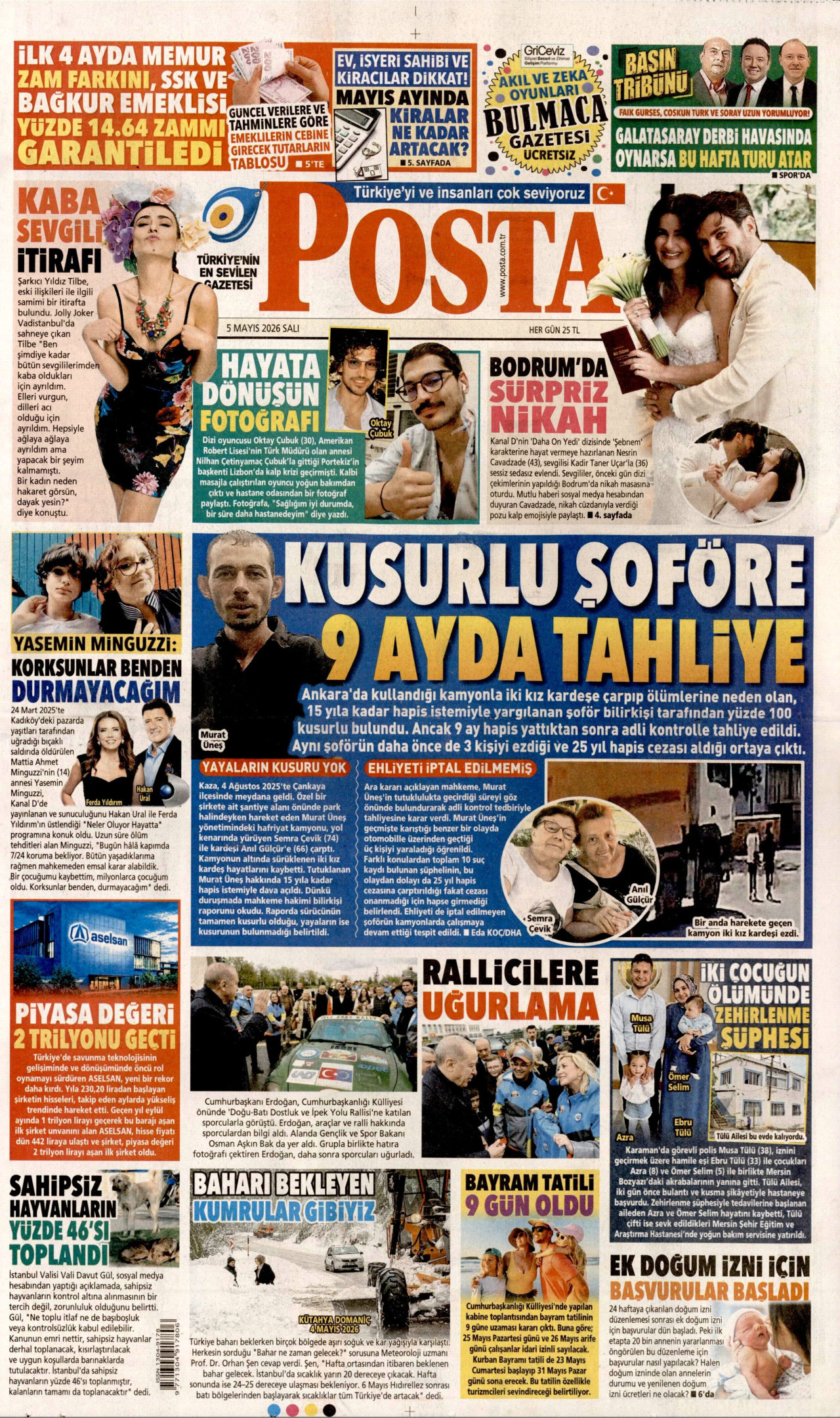 Gazeteler manşetine hangi haberleri taşıdı? İşte 5 Mayıs Salı gazete manşetleri