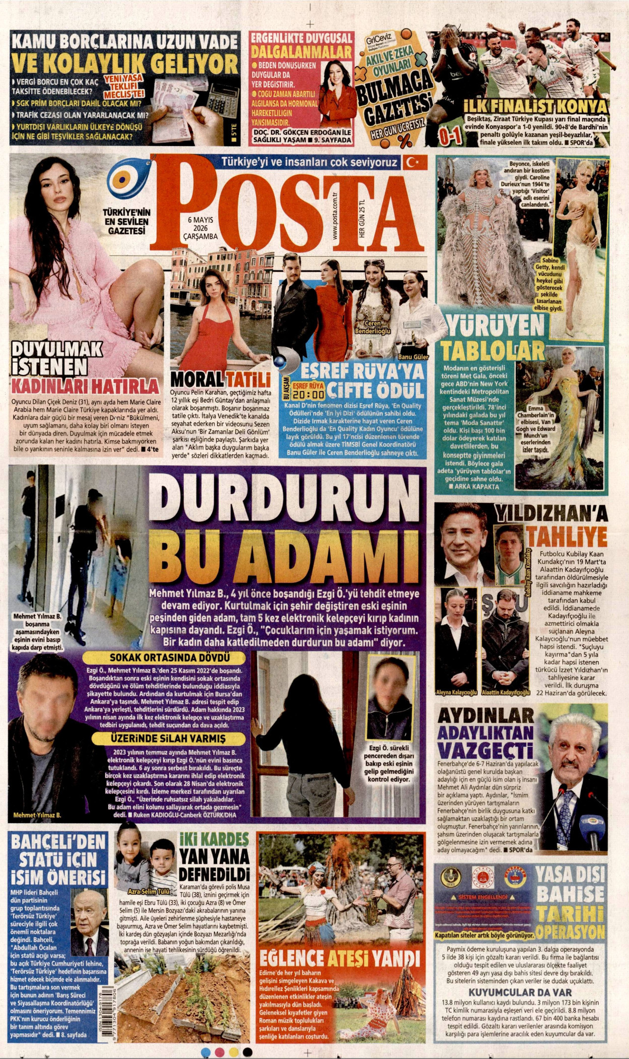Gazeteler manşetine hangi haberleri taşıdı? İşte 6 Mayıs Çarşamba gazete manşetleri