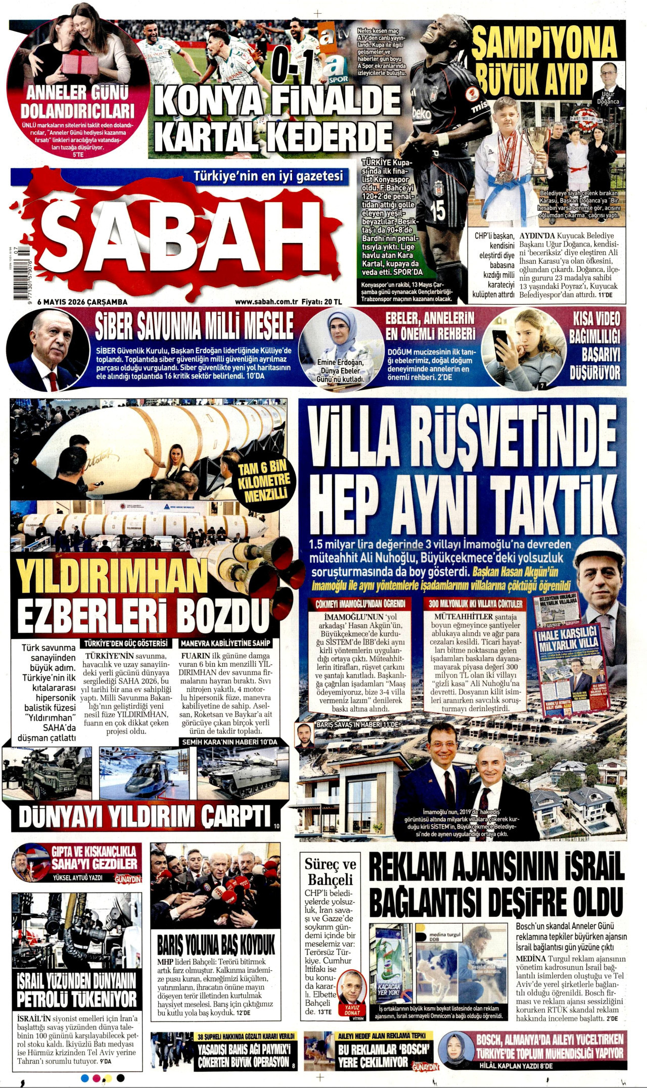 Gazeteler manşetine hangi haberleri taşıdı? İşte 6 Mayıs Çarşamba gazete manşetleri