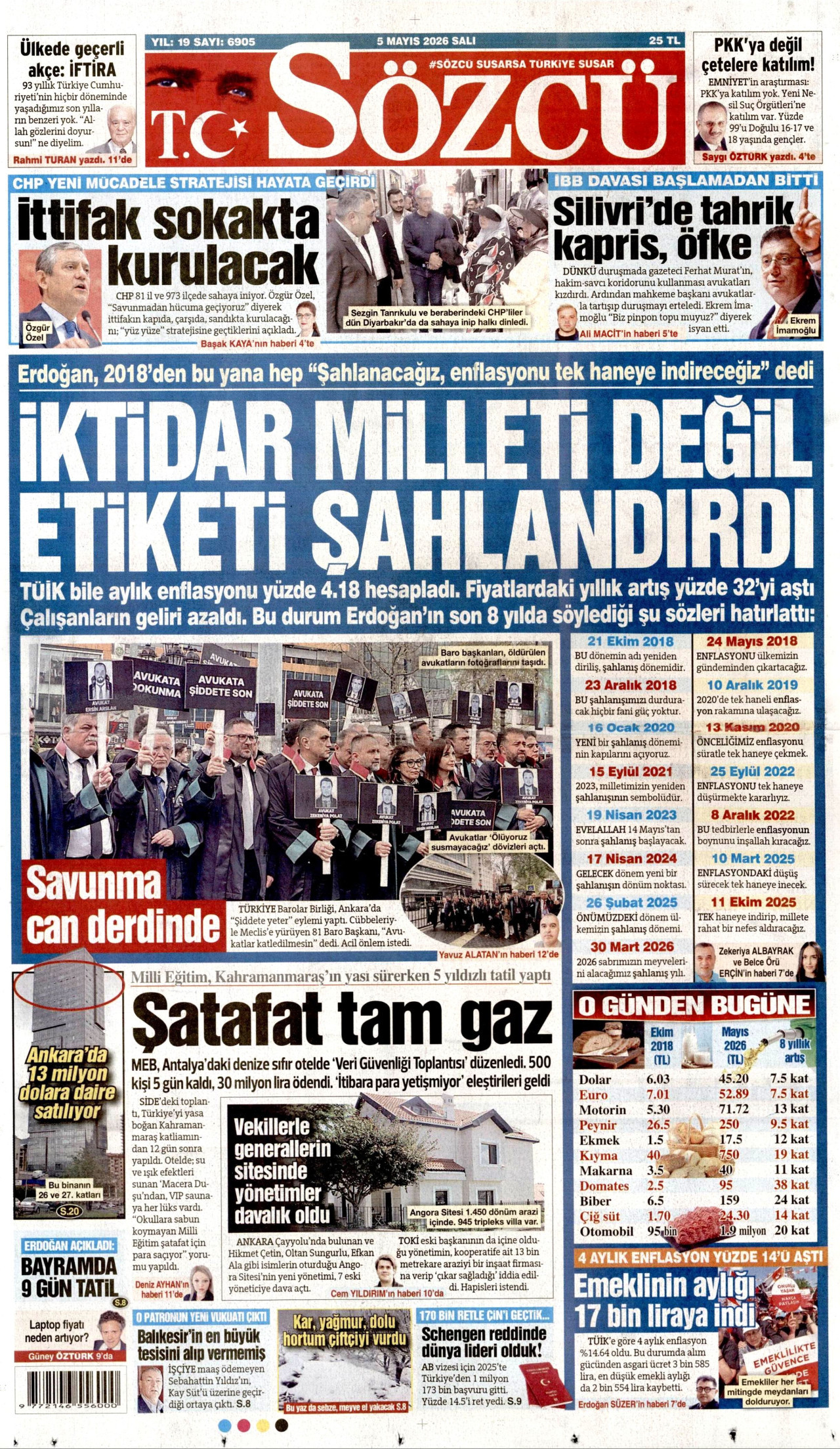 Gazeteler manşetine hangi haberleri taşıdı? İşte 5 Mayıs Salı gazete manşetleri