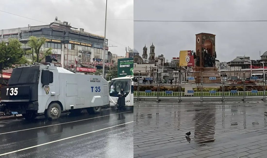 İstanbul’da 1 Mayıs Emek ve Dayanışma Günü kapsamında Taksim Meydanı’na