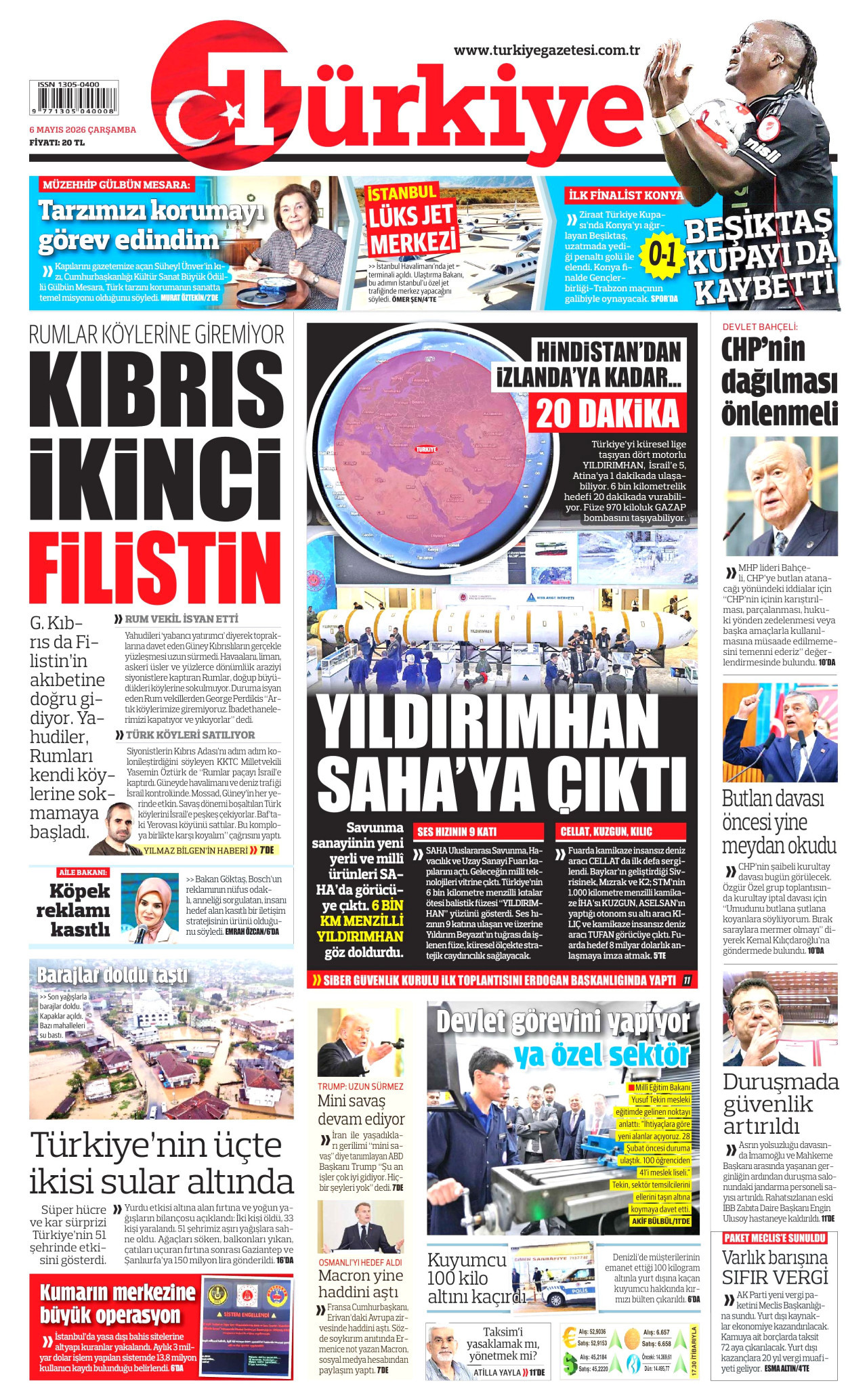 Gazeteler manşetine hangi haberleri taşıdı? İşte 6 Mayıs Çarşamba gazete manşetleri