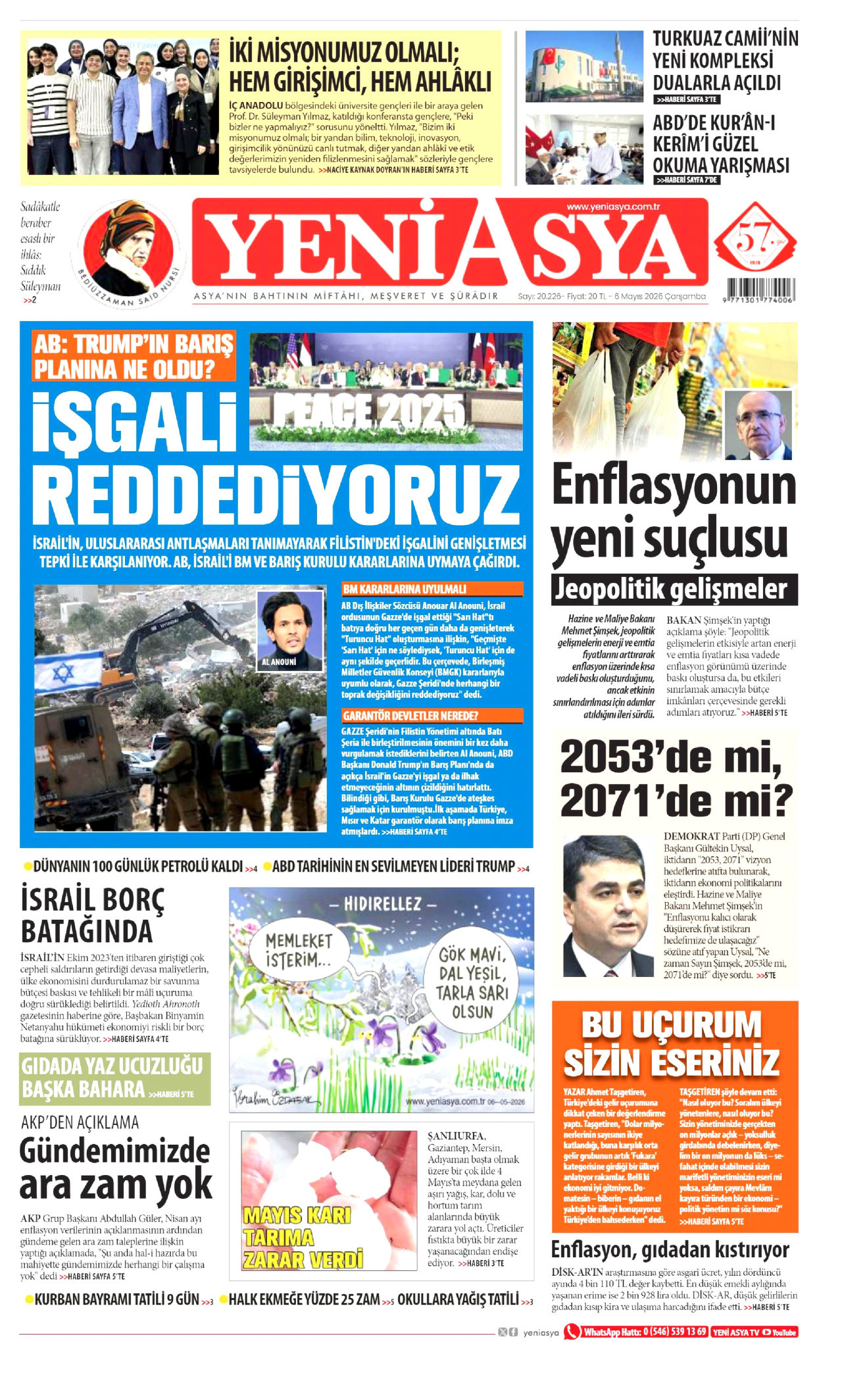 Gazeteler manşetine hangi haberleri taşıdı? İşte 6 Mayıs Çarşamba gazete manşetleri