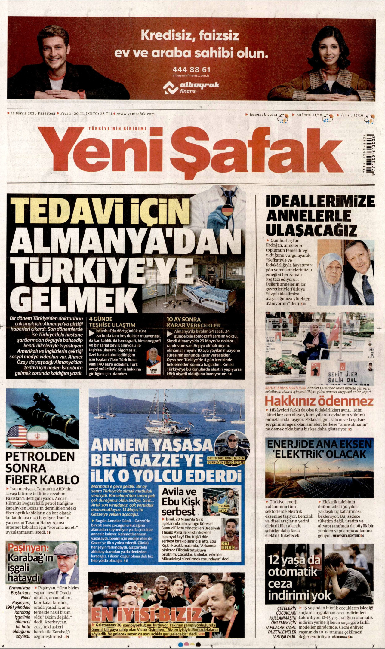 Gazeteler manşetine hangi haberleri taşıdı? İşte 11 Mayıs Pazartesi gazete manşetleri