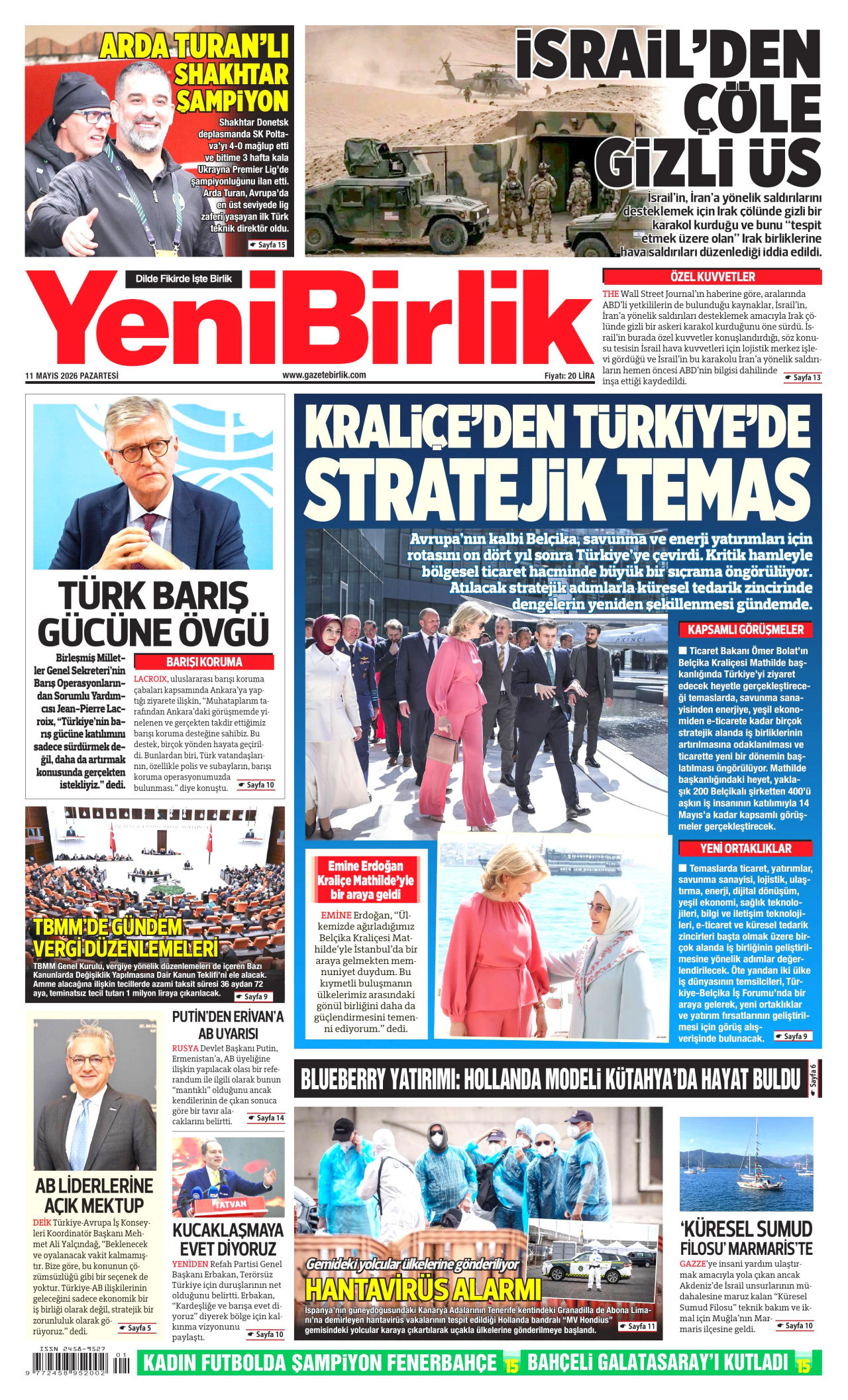 Gazeteler manşetine hangi haberleri taşıdı? İşte 11 Mayıs Pazartesi gazete manşetleri