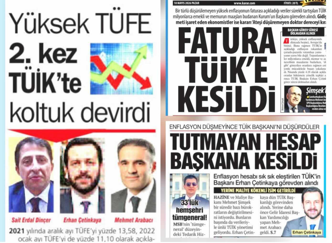 TÜİK Başkanı enflasyonu yüksek hesapladığı için mi gitti?