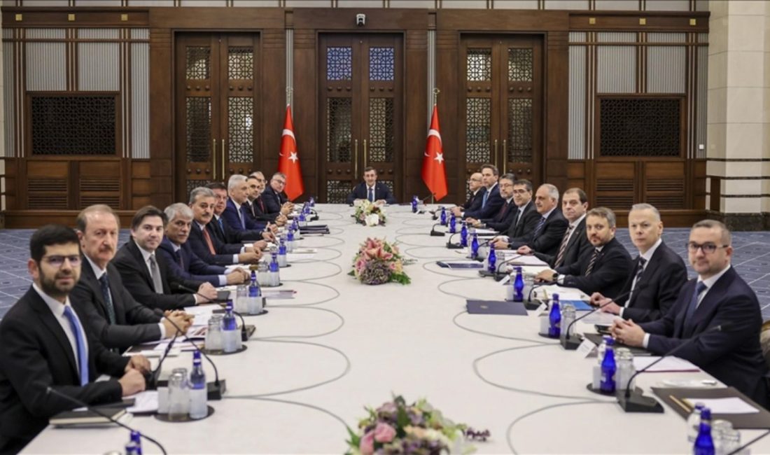 Ekonomi Koordinasyon Kurulu (EKK) toplantısı Cumhurbaşkanı Yardımcısı Cevdet Yılmaz’ın başkanlığında