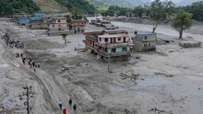 Nepal ile Tibet arasındaki sınır bölgesinde 26 Ağustos'ta meydana gelen
